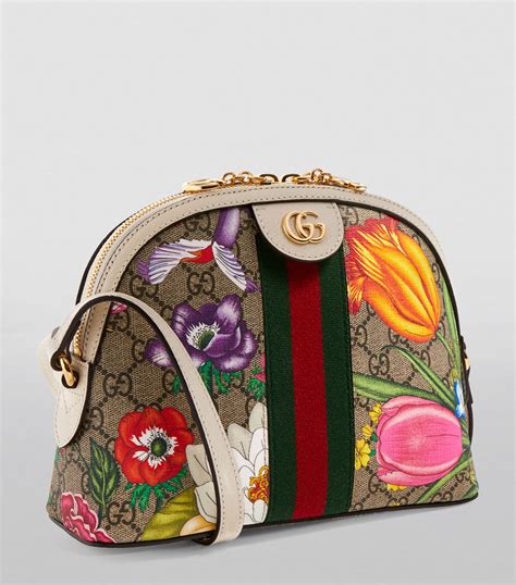 gucci floral shoulder bag|gucci floral bag price.